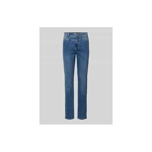 Spodnie jeansowe o kroju slim fit ze szlufkami na pasek ze sklepu Peek&Cloppenburg  w kategorii Jeansy damskie - zdjęcie 176288574