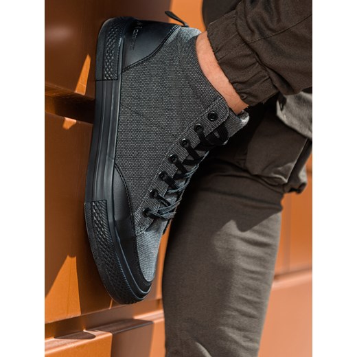 Buty męskie sneakersy - czarne V4 T377 41 okazyjna cena ombre