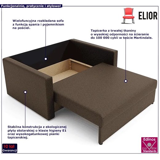 Amerykanka młodzieżowa brązowy + koń - Dayton 5X Elior One Size Edinos.pl