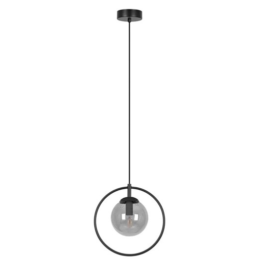 Czarno-grafitowa lampa wisząca nad wyspę - A691-Zera Lumes One Size Edinos.pl