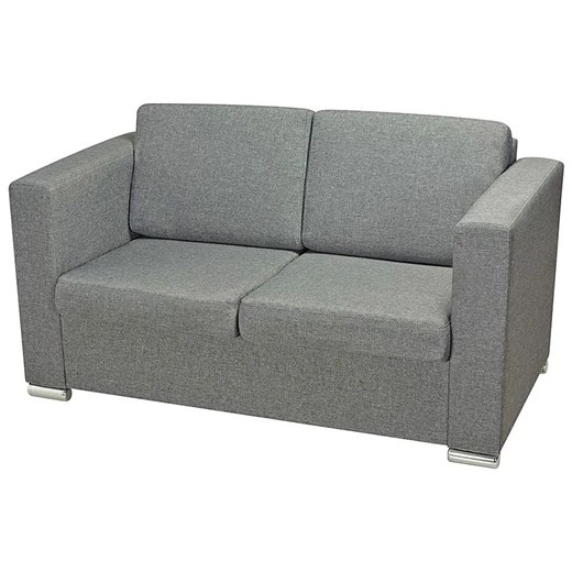 Dwuosobowa szara sofa loftowa - Sigala 2Q Elior One Size Edinos.pl