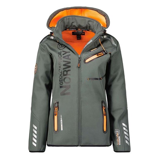 Geographical Norway Kurtka softshellowa &quot;Assor&quot; w kolorze szarym ze sklepu Limango Polska w kategorii Kurtki damskie - zdjęcie 176290482
