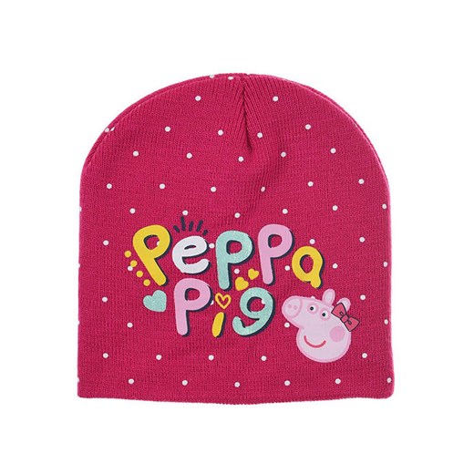 Peppa Pig Czapka &quot;Świnka Peppa&quot; w kolorze różowym ze wzorem ze sklepu Limango Polska w kategorii Czapki dziecięce - zdjęcie 176290693