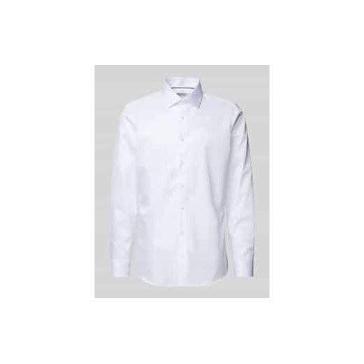 Koszula biznesowa o kroju slim fit z kołnierzykiem typu kent ze sklepu Peek&Cloppenburg  w kategorii Koszule męskie - zdjęcie 176295253