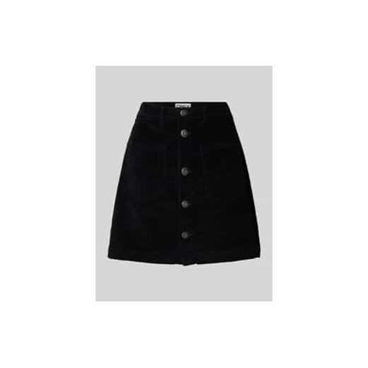 Spódnica ze sztruksu o linii A z listwą guzikową na całej długości model ‘AMAZING’ ze sklepu Peek&Cloppenburg  w kategorii Spódnice - zdjęcie 176295273