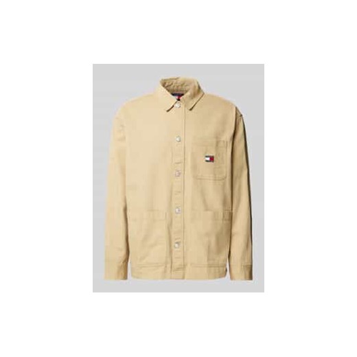 Kurtka koszulowa o kroju regular fit z nakładanymi kieszeniami ze sklepu Peek&Cloppenburg  w kategorii Koszule męskie - zdjęcie 176295564