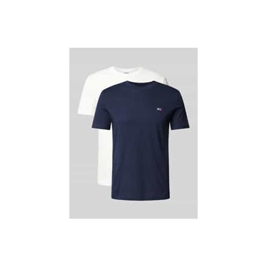 T-shirt o kroju slim fit z wyhaftowanym logo ze sklepu Peek&Cloppenburg  w kategorii T-shirty męskie - zdjęcie 176295580