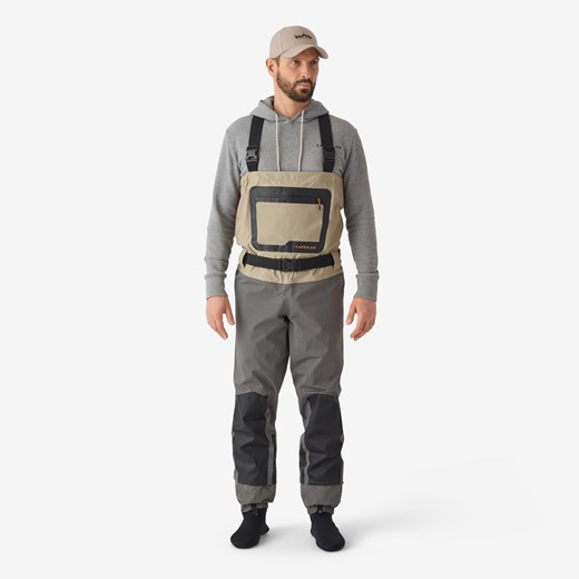 Spodniobuty wędkarskie Caperlan 500 BR-S oddychające Caperlan 38/39-S Decathlon