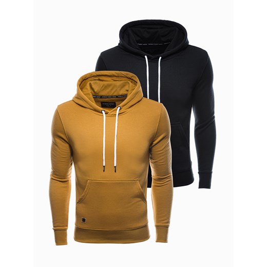Zestaw bluz męskich z kapturem BASIC 2-pak - mix V4 Z35 ze sklepu ombre w kategorii Bluzy męskie - zdjęcie 176298194