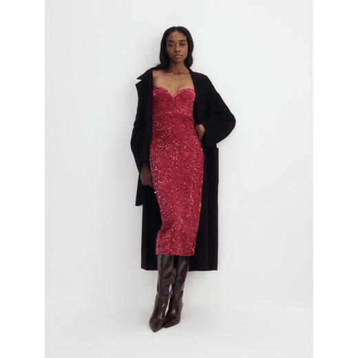 Sukienka Reserved w cekiny 