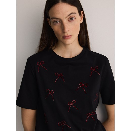 Bluzka damska Reserved z okrągłym dekoltem 