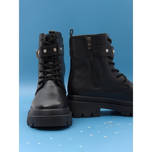 Sinsay - Botki - czarny Sinsay 41 Sinsay