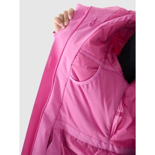 Kurtka damska różowa 4F sportowa z kapturem 