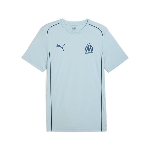 Męska koszulka Casuals Olympique Marsylia PUMA Turquoise Surf Ocean Tropic Blue Puma 48 XL Decathlon
