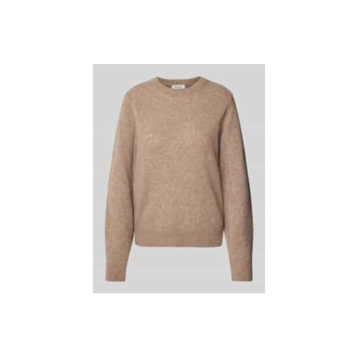 Sweter wełniany z dodatkiem żywej wełny i okrągłym dekoltem ze sklepu Peek&Cloppenburg  w kategorii Swetry damskie - zdjęcie 176309283