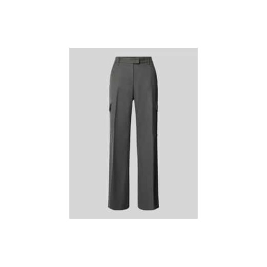 Spodnie materiałowe o kroju regular fit z dodatkiem wiskozy model ‘Maine’ ze sklepu Peek&Cloppenburg  w kategorii Spodnie damskie - zdjęcie 176310642