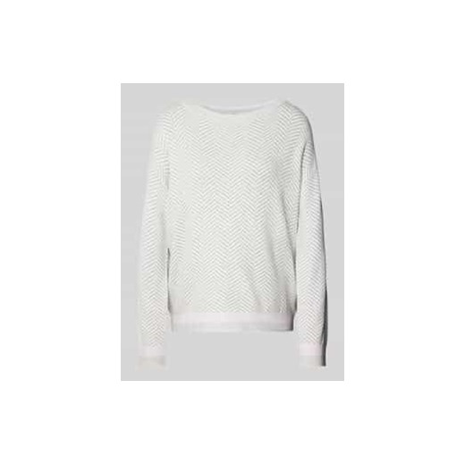 Sweter z dzianiny o kroju oversized z dekoltem w łódkę ze sklepu Peek&Cloppenburg  w kategorii Swetry damskie - zdjęcie 176310713