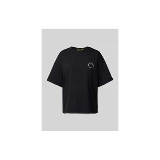 T-shirt o kroju oversized z nadrukiem z logo ze sklepu Peek&Cloppenburg  w kategorii Bluzki damskie - zdjęcie 176310751