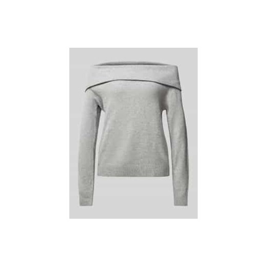 Sweter z dzianiny z odkrytymi ramionami ze sklepu Peek&Cloppenburg  w kategorii Swetry damskie - zdjęcie 176310862