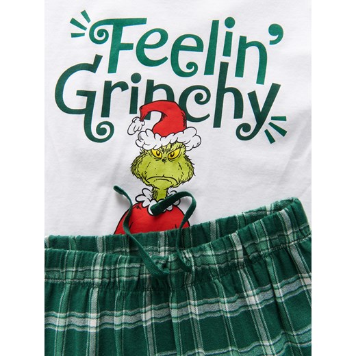 Reserved - Świąteczna piżama Grinch - biały Reserved 98/104 (2-4 lata) Reserved
