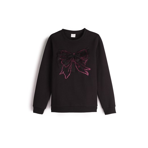 GATE Bluza z tiulową kokardką 3Y ze sklepu gateshop w kategorii Bluzy dziewczęce - zdjęcie 176315334