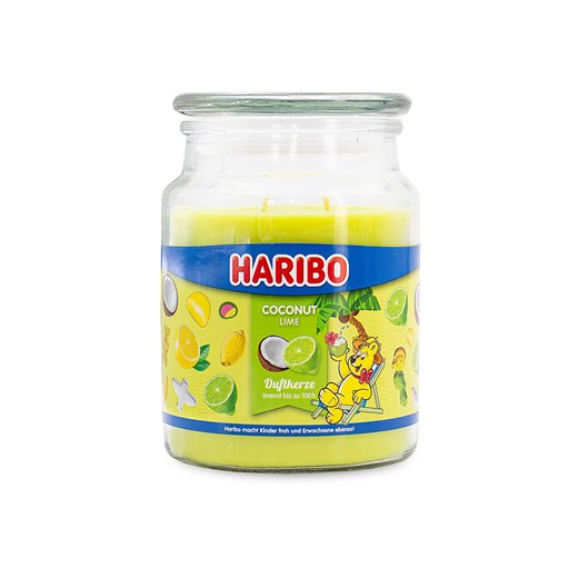 Haribo Świeca zapachowa &quot;Haribo - Coconut Lime&quot; - 510 g ze sklepu Limango Polska w kategorii Świece i dyfuzory - zdjęcie 176315652