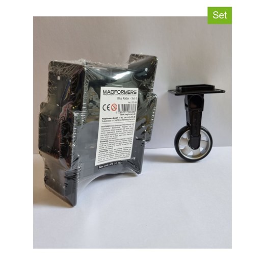 MAGFORMERS 6-częściowy zestaw akcesoriów "Koła" - 3+ ze sklepu Limango Polska w kategorii Zabawki - zdjęcie 176315662