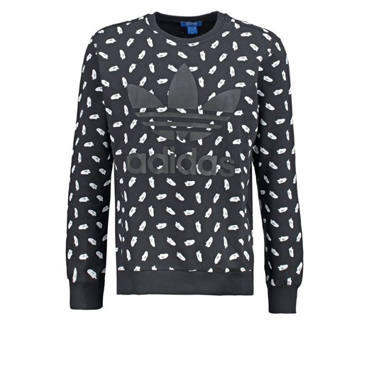 adidas Originals Bluza black zalando  abstrakcyjne wzory