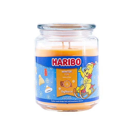 Haribo Świeca zapachowa &quot;Haribo Winter Fun&quot; - 510 g onesize okazyjna cena Limango Polska