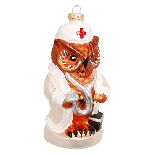 Krebs Glas Lauscha Ozdoba choinkowa ze wzorem - dł. 11 cm ze sklepu Limango Polska w kategorii Dekoracje bożonarodzeniowe - zdjęcie 176323842