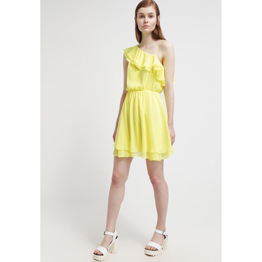 Bik Bok PANDORA Sukienka letnia yellow zalando  bez wzorów/nadruków