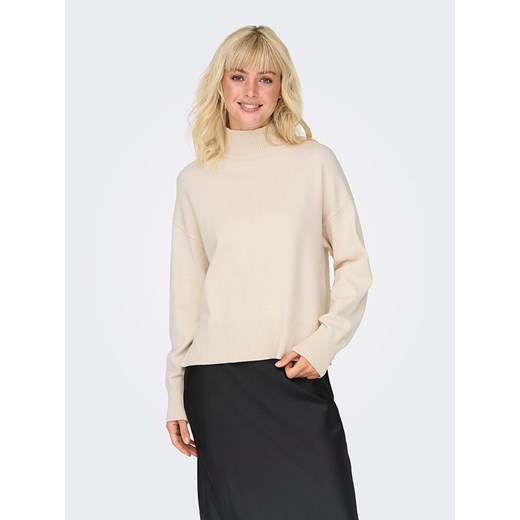 ONLY Sweter &quot;Bari&quot; w kolorze kremowym ze sklepu Limango Polska w kategorii Swetry damskie - zdjęcie 176324184