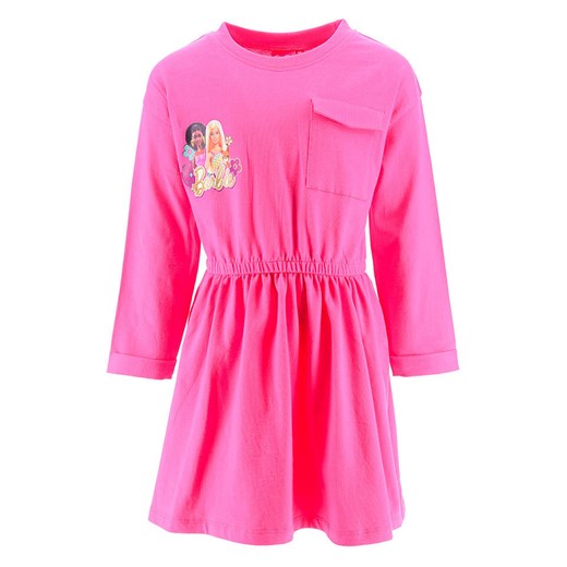 Barbie Sukienka &quot;Barbie&quot; w kolorze różowym ze sklepu Limango Polska w kategorii Sukienki dziewczęce - zdjęcie 176324473