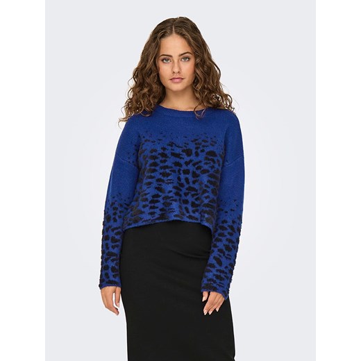 ONLY Sweter w kolorze niebiesko-czarnym ze sklepu Limango Polska w kategorii Swetry damskie - zdjęcie 176324890