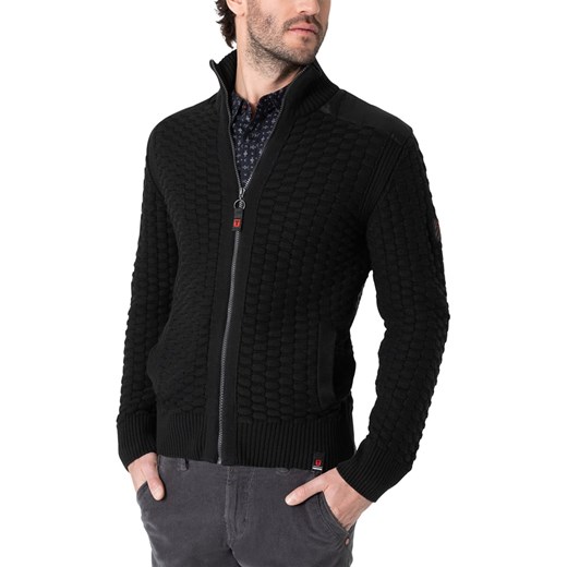 Timezone Kardigan w kolorze czarnym ze sklepu Limango Polska w kategorii Swetry męskie - zdjęcie 176325191