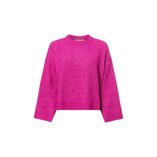 JJXX Damski sweter z grubej dzianiny - JXSigga Kobiety Sztuczne włókno wyrazisty róż marmurkowy ze sklepu vangraaf w kategorii Swetry damskie - zdjęcie 176327660