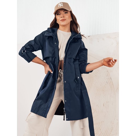 Kurtka parka damska NOLES granatowa Dstreet TY4281 ze sklepu DSTREET.PL w kategorii Parki damskie - zdjęcie 176328400