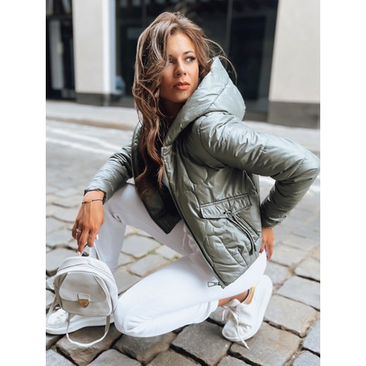 Sportowa kurtka damska pikowana LILYWOOL zielona Dstreet TY3712 ze sklepu DSTREET.PL w kategorii Kurtki damskie - zdjęcie 176328563
