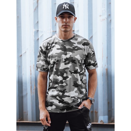 Koszulka męska camouflage antracytowa Dstreet RX5590 ze sklepu DSTREET.PL w kategorii T-shirty męskie - zdjęcie 176329434