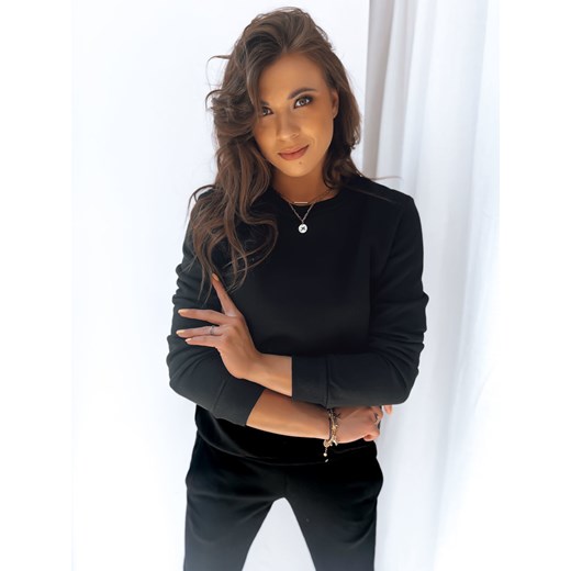 Bluza damska FASHION II czarna Dstreet BY0150z ze sklepu DSTREET.PL w kategorii Bluzy damskie - zdjęcie 176329882