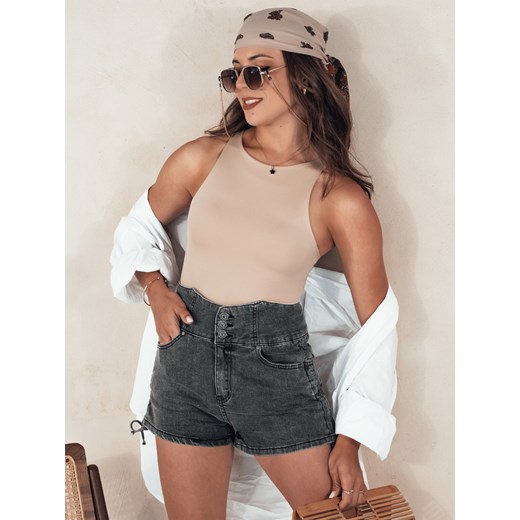 Szorty jeansowe damskie JEANLOVE czarne Dstreet SY0377 ze sklepu DSTREET.PL w kategorii Szorty - zdjęcie 176330192