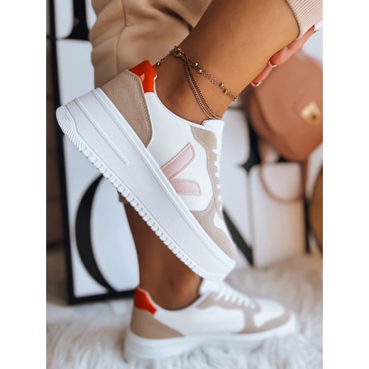 Różowe sneakersy damskie RUBY SUNRISE Dstreet ZY0332 ze sklepu DSTREET.PL w kategorii Buty sportowe damskie - zdjęcie 176331361