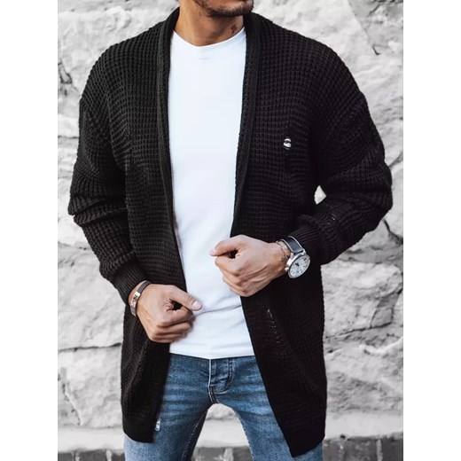 Sweter męski czarny Dstreet WX1985 ze sklepu DSTREET.PL w kategorii Swetry męskie - zdjęcie 176331961