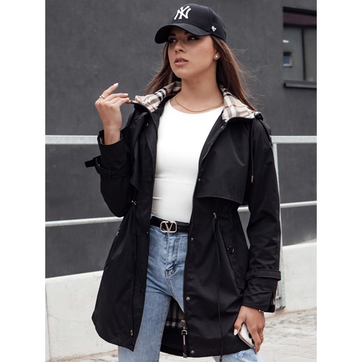 Kurtka damska parka FASHLOVE czarna Dstreet TY4392 ze sklepu DSTREET.PL w kategorii Kurtki damskie - zdjęcie 176332334