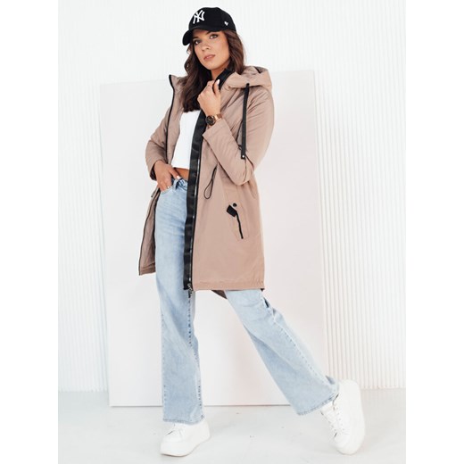 Kurtka damska parka GROLIN khaki Dstreet TY4173 ze sklepu DSTREET.PL w kategorii Parki damskie - zdjęcie 176333932