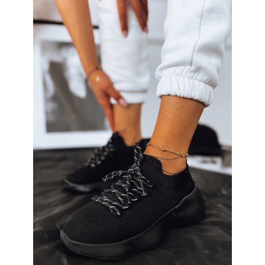 Buty damskie KRISTA czarne Dstreet ZY0307 ze sklepu DSTREET.PL w kategorii Buty sportowe damskie - zdjęcie 176334343