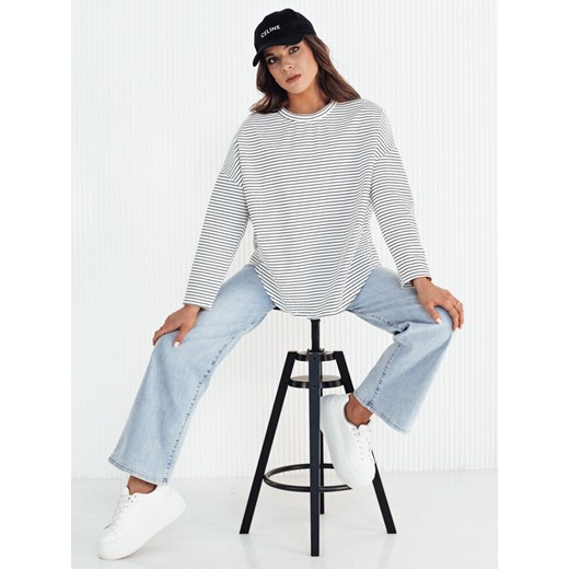 Bluza damska oversize PEILLE biała Dstreet RY2364 ze sklepu DSTREET.PL w kategorii Bluzki damskie - zdjęcie 176334730