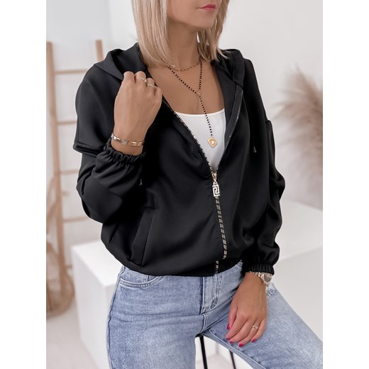 bluza shanley czarna one size ze sklepu UBRA w kategorii Bluzy damskie - zdjęcie 176336632