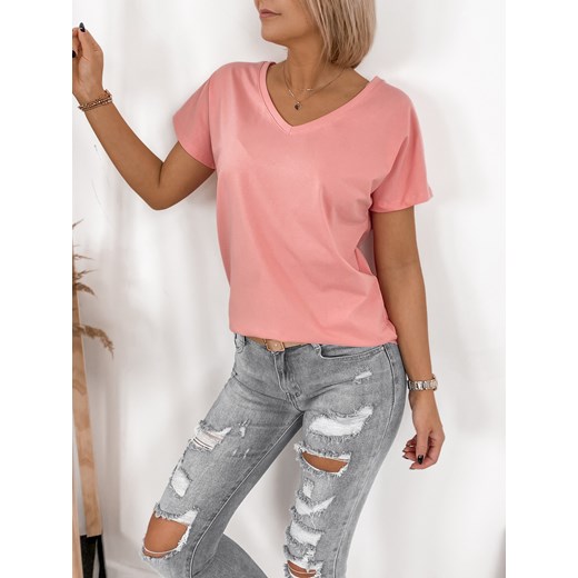 bluzka moi brzoskwiniowa one size ze sklepu UBRA w kategorii Bluzki damskie - zdjęcie 176339361