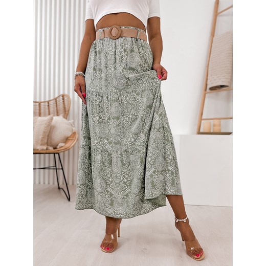 spódnica stabio khaki one size ze sklepu UBRA w kategorii Spódnice - zdjęcie 176340564